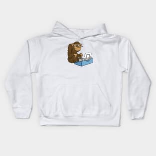 Typewriter monkey Kids Hoodie